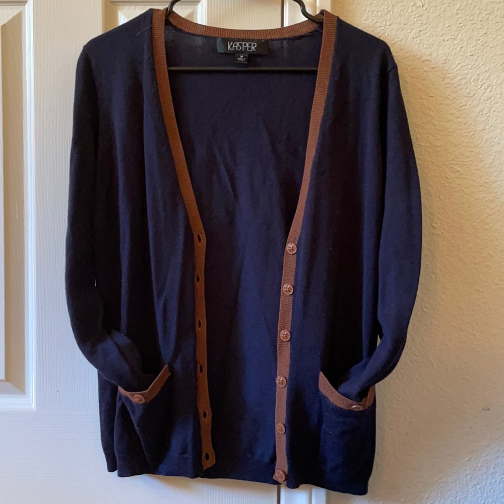 Cardigan w/ Elbow Patches